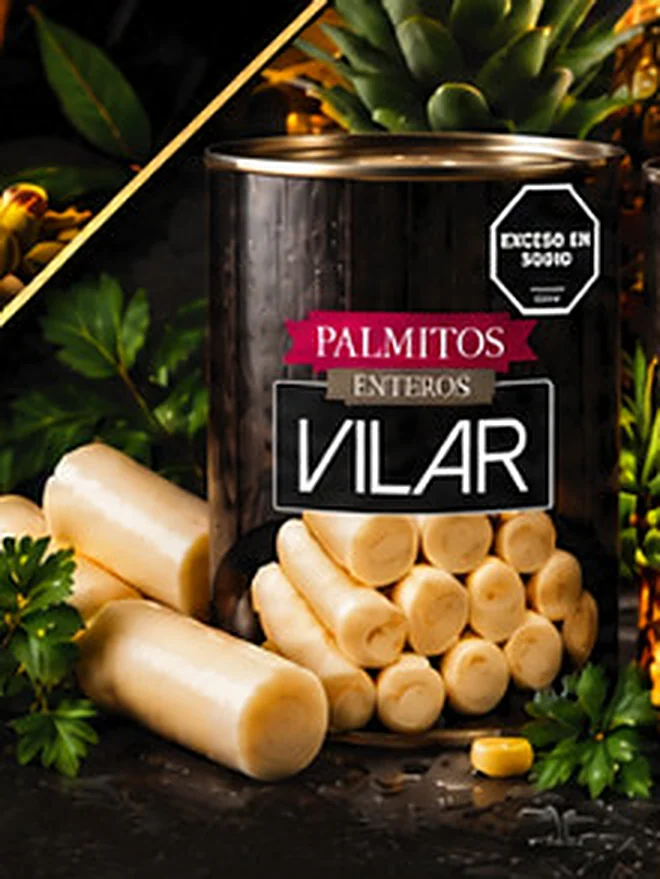 Lata de palmitos enteros Vilar