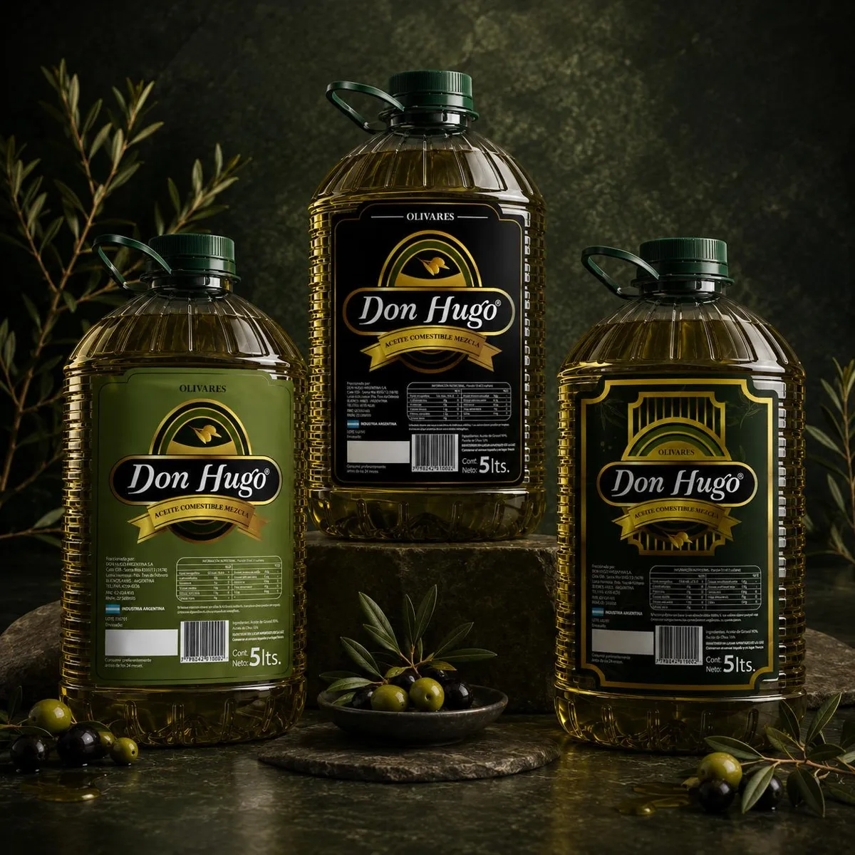 Bidones de aceite Don Hugo